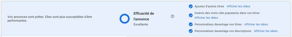 Efficacité annonce RSA