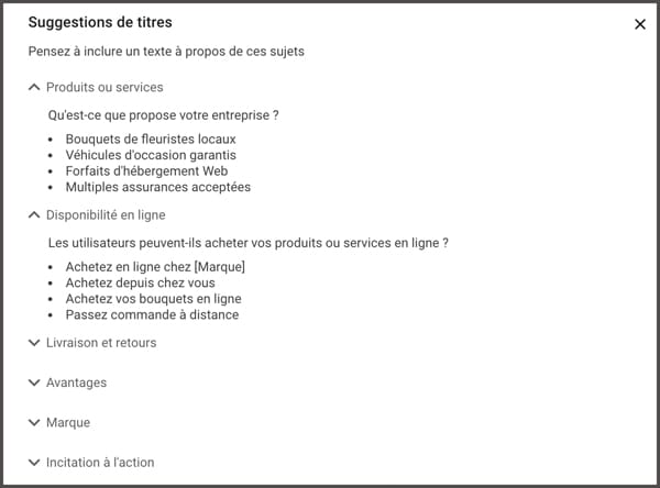 Idées annonces RSA